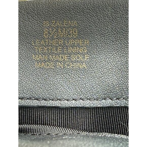 👢 1.STATE Black Leather Suede Wedge Boots Women’s Size 8.5 Pointed Toe - Picture 7 of 7